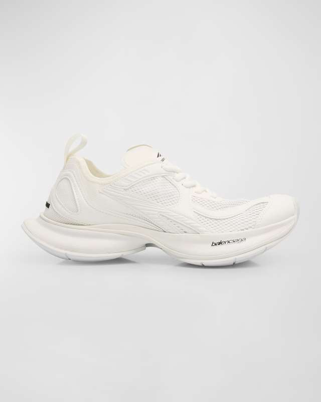 Circuit Mesh Lace-Up Track Sneakers